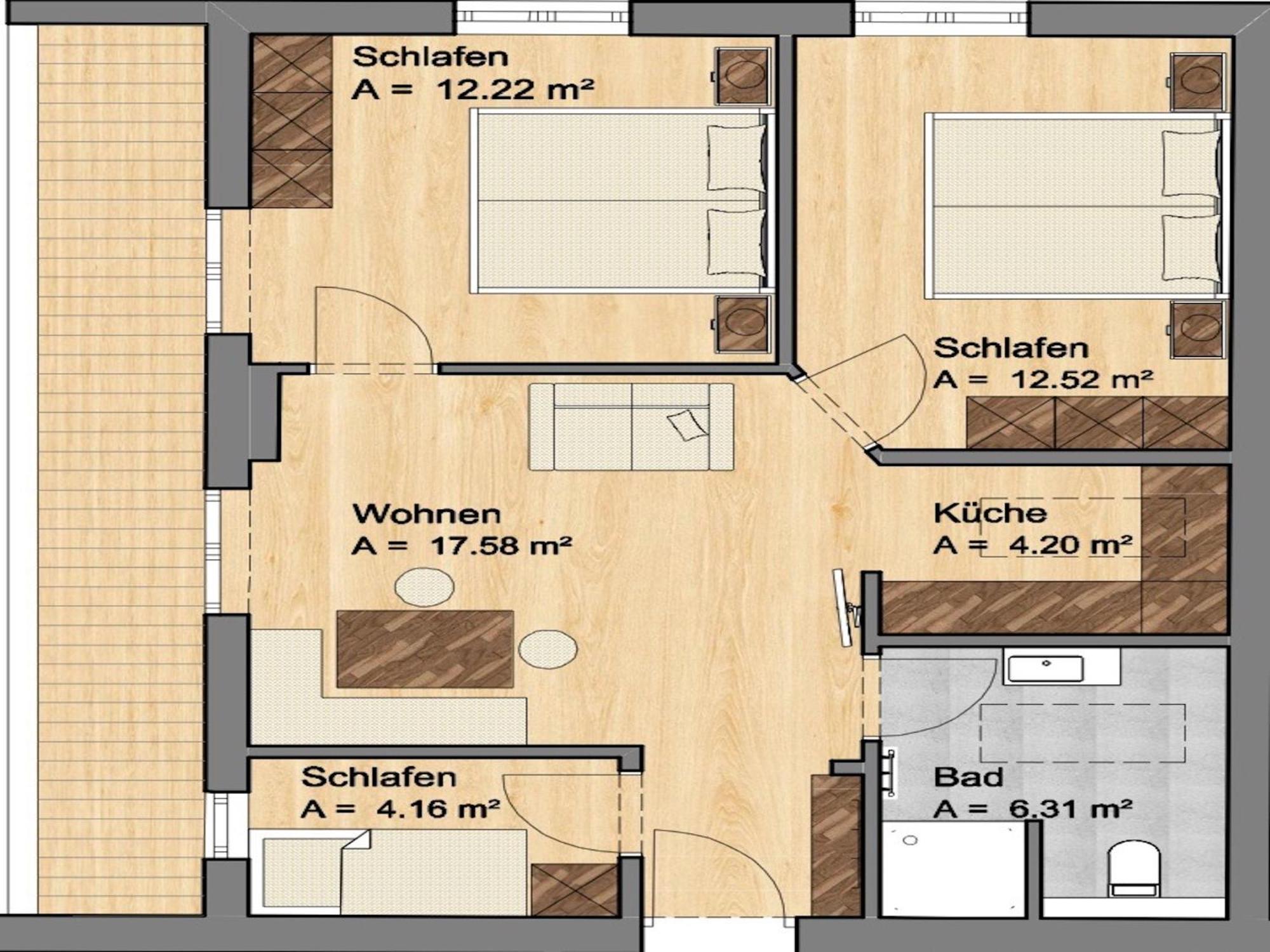 Appartement Schwaiger Scheffau am Wilden Kaiser Pokoj fotografie